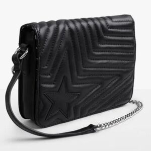 Hush Black Quilted Star Bag